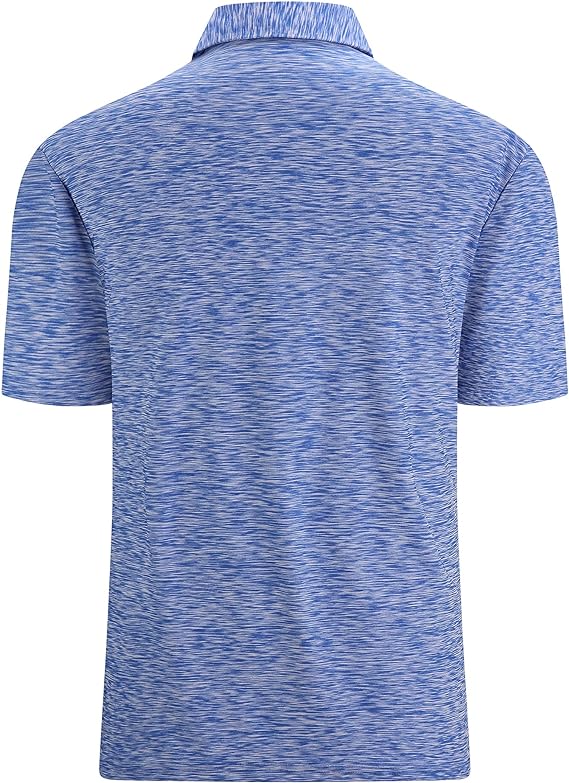 Mens Golf Shirt Moisture Wicking Quick-Dry Short Sleeve Casual Polo Shirts for Men